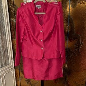 NWT Nicolette Two-Piece  
raw silk look elegant formal Suit Mother of the bride